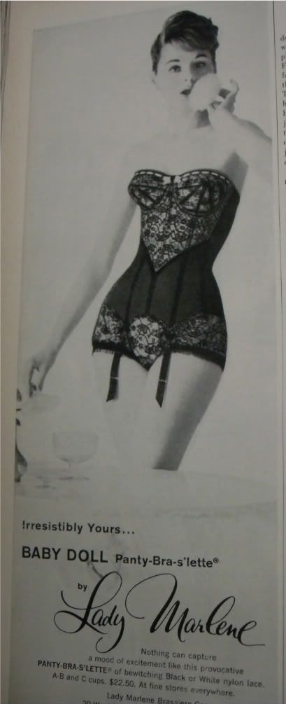 Lingerie Ad Corselettes Warners 1950, blog/ website Corsel…