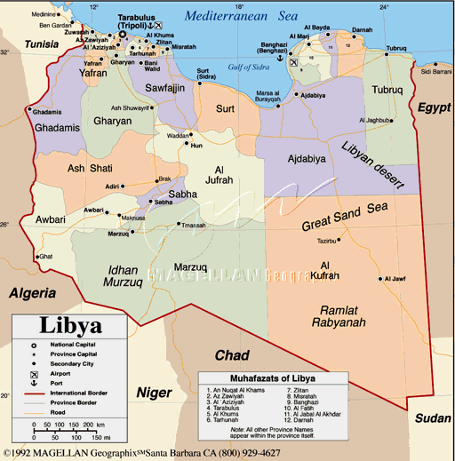 libya brega map