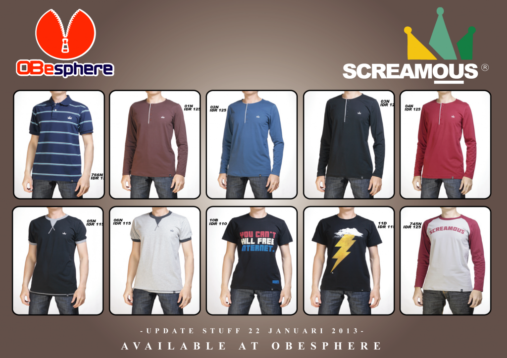 UPDATE SCREAMOUS 22 jANUARY 2013