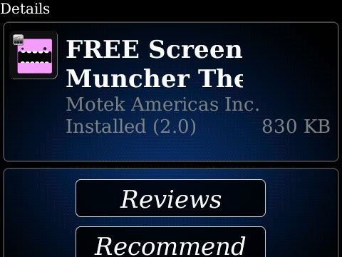 Blackberry Screen Muncher