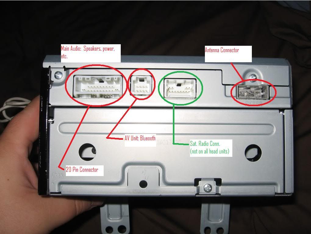 Harness murano nissan radio satellite #6