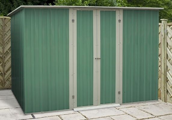STORAGE SHEDS 10ft x 6ft VALUE PENT GARDEN SHED STEEL CARAVAN STORE