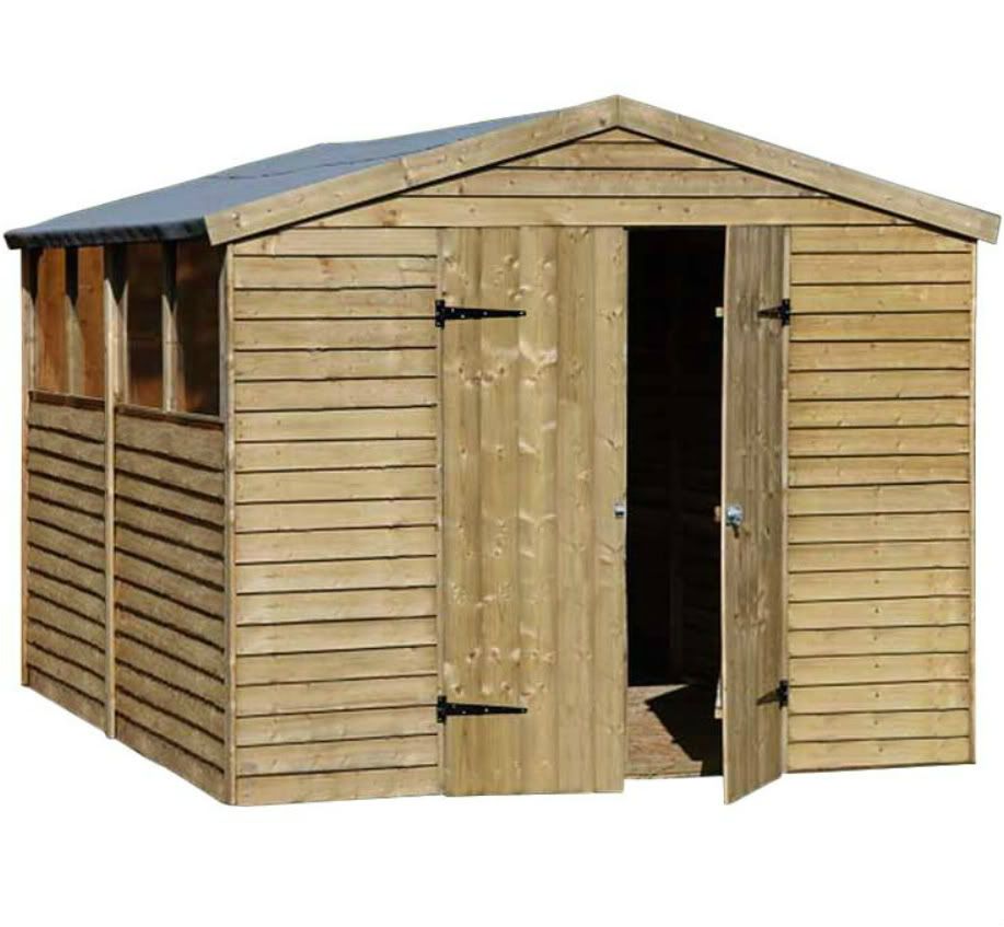 4 X 8 Wood Sheds
