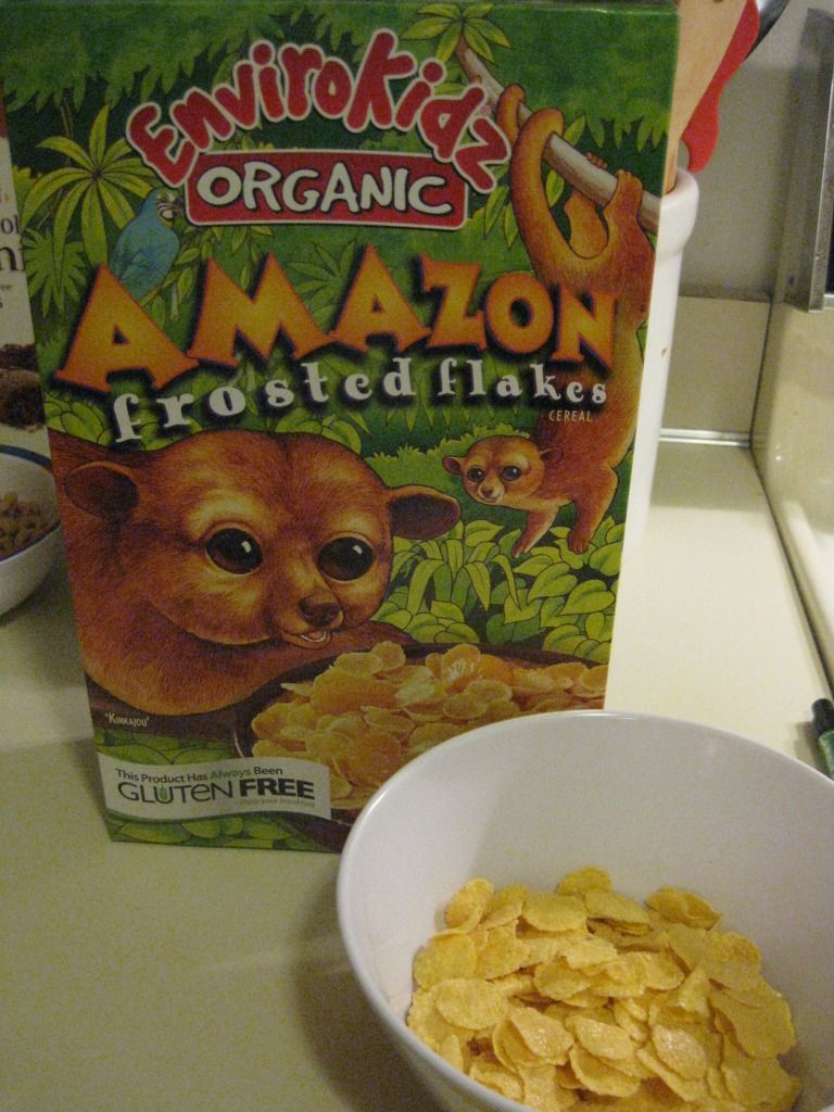 Envirokidz Amazon Frosted Flakes are glutenfree and GRRRREAT! The Celiathlete