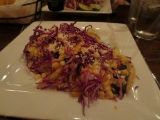 La Hacienda de San Angel's Tacos de Vegetales on corn tortillas (gluten-free)