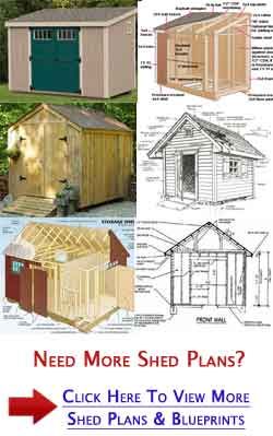 Outdoor Shed Blueprints - Do It Yourself Garden Shed Projects