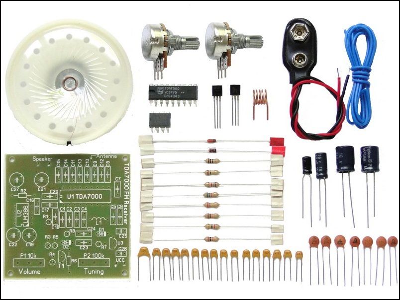 TDA 7000 FM RADIO RECIVER 88108MHz DIY KIT eBay