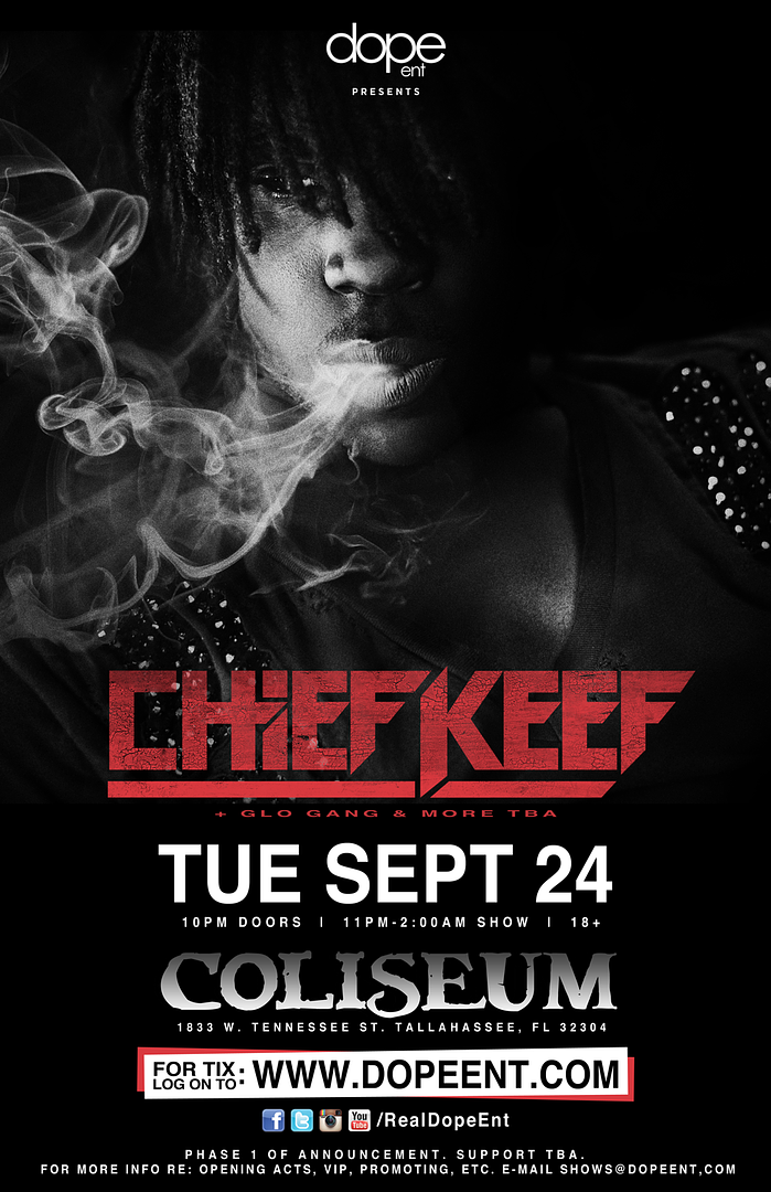 Tickets for Chief Keef, Special Guests TBA | TicketWeb - Coliseum ...