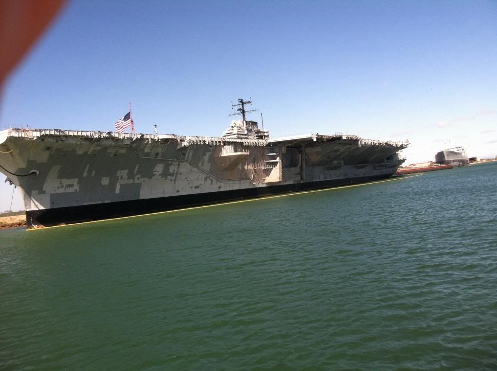 The USS Forrestal at her final port. *The pics are in* **More pics ...